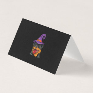 Tarjeta rottweiler halloween perro rottie regalo divertido
