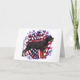 Tarjeta Rottweiler Patriot