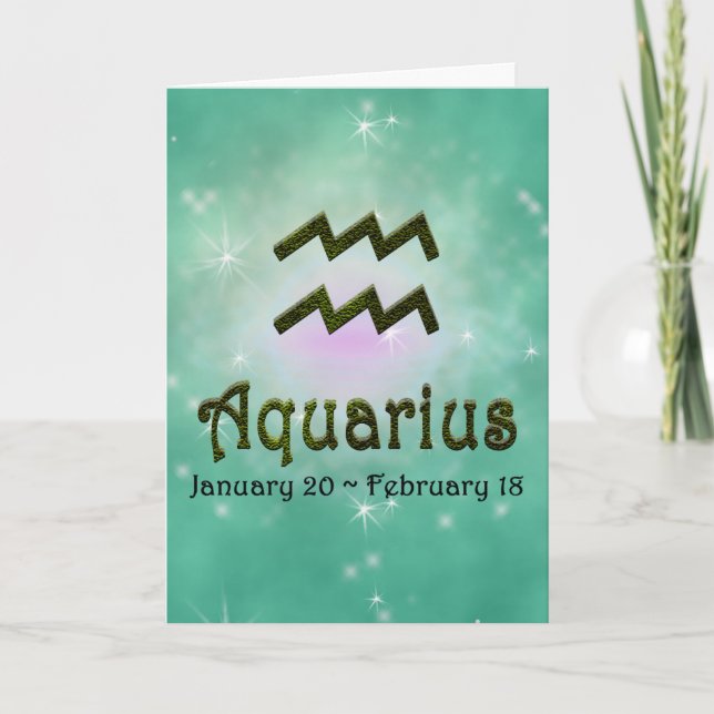 Tarjeta Rótulo Astrológico de Color Acústico Zodiaco (Anverso)