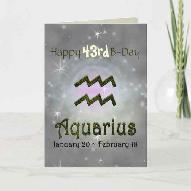 Tarjeta Rótulo Astrológico de Color Acústico Zodiaco (Anverso)