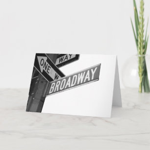 Tarjeta Rótulo de Broadway