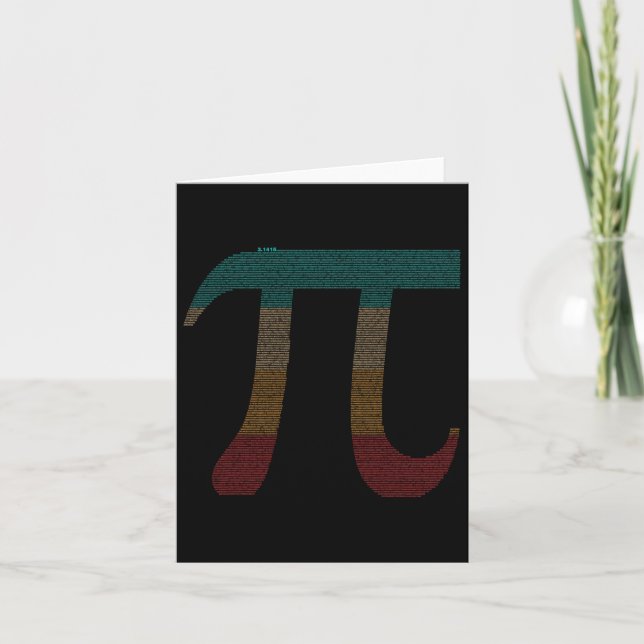 Tarjeta Rótulo de Pi de 10000 dígitos vendidos - Matemátic (Anverso)
