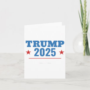 Tarjeta Rótulo electoral presidencial Trump 2025 parodia d