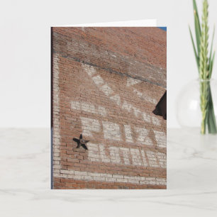 Tarjeta Rótulo fantasma en Brighton, Iowa