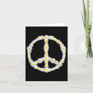Tarjeta Rótulo hippie florió logo contra la guerra en paz 