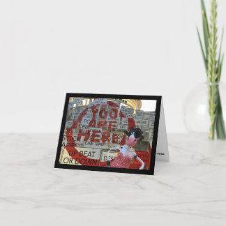 Tarjeta RÓTULO seguro de faltarle