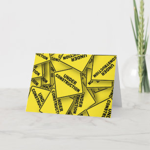 Tarjeta Rótulos de construcción en curso