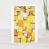 Rótulos en amarillo, Paul Klee