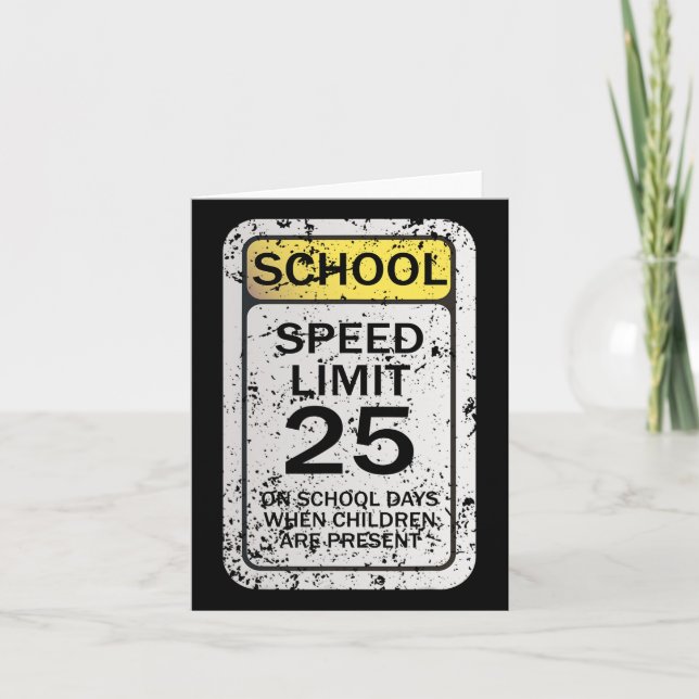 Tarjeta Rótulos por carretera divertidos Rótulos de tráfic (Anverso)