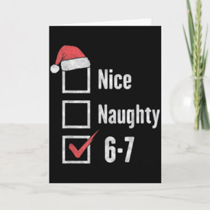 Tarjeta Rotura cerebral 6-7 Meme Divertido Travieso 67 Nav