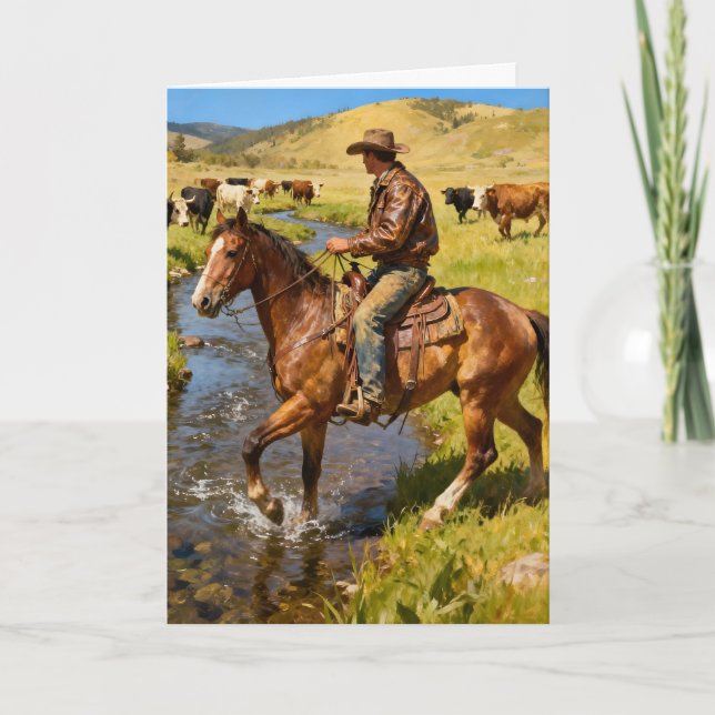 Tarjeta Roundup Birthday (Anverso)