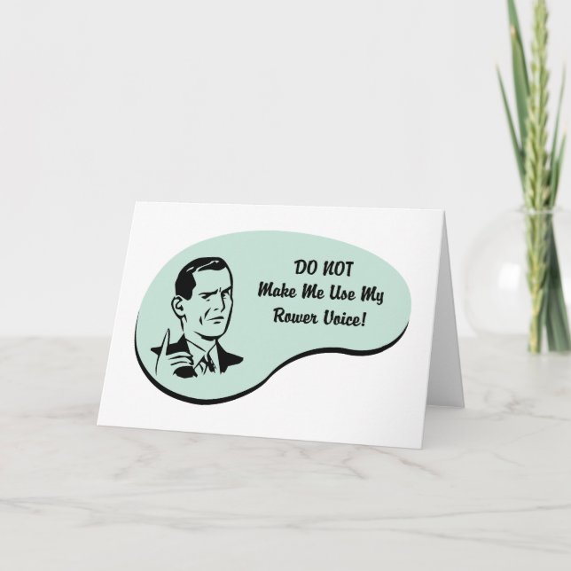 Tarjeta Rower Voice (Anverso)