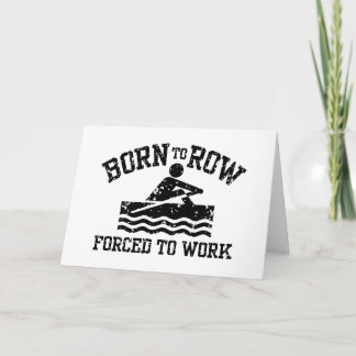 Tarjeta Rowing Funny