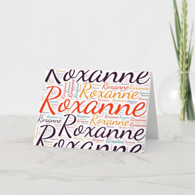 Tarjeta Roxanne (Anverso)