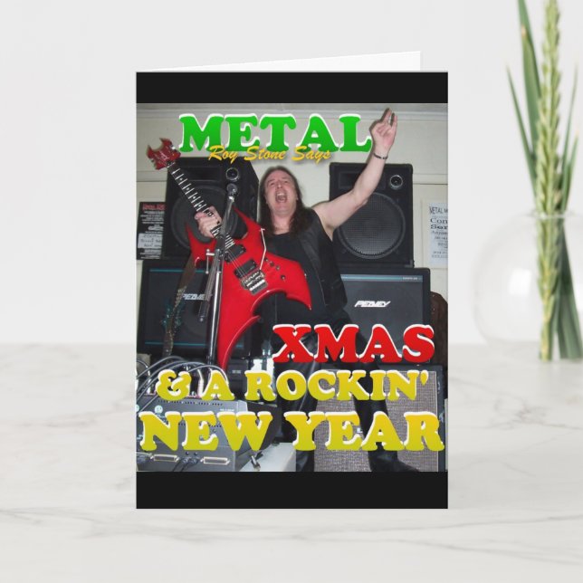 TARJETA ROY STONE XMAS (Anverso)