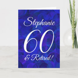 Tarjeta Royal Blue 60 y jubilados felices