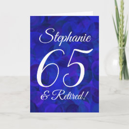 Tarjeta Royal Blue 65 y jubilados felices
