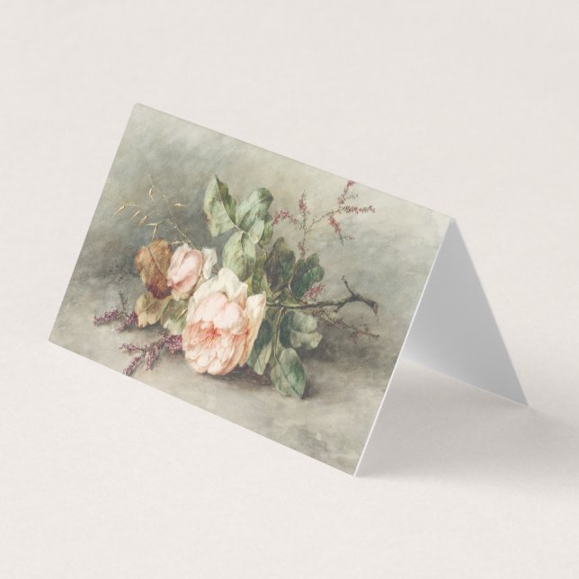 Tarjeta Rozen por Margaretha Roosenboom (Anverso)