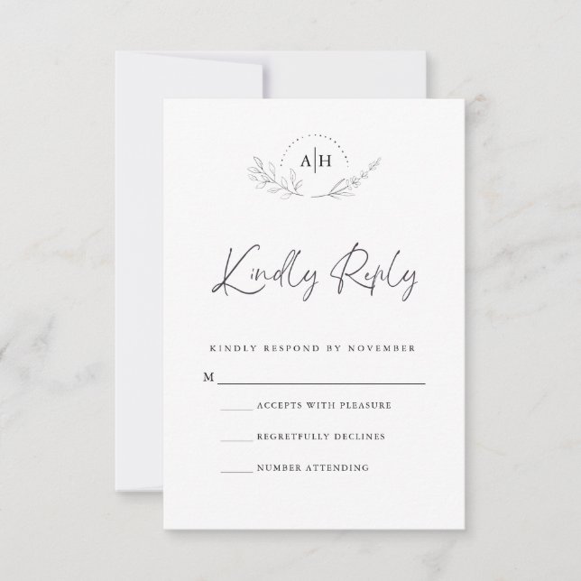 Tarjeta RSVP (Anverso)