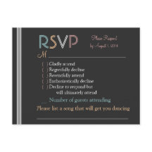 Tarjeta RSVP