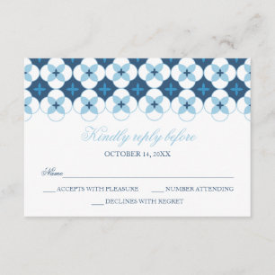 Tarjeta RSVP - Bautismo, Invitación a la Navidad -