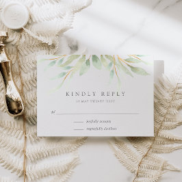 Tarjeta RSVP Botánica Airy