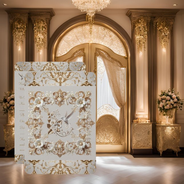 Tarjeta RSVP Cargo de Hummingbird Blanco (Subido por el creador)