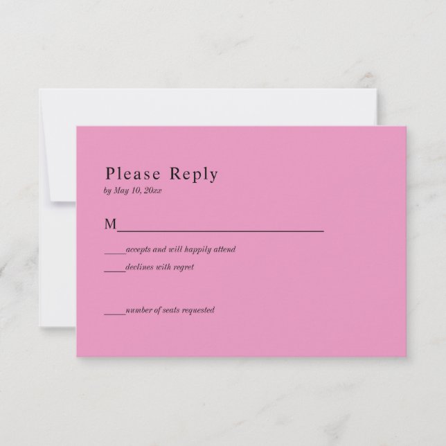 Tarjeta RSVP Celestial Full Moon Stars Nubes Boda (Anverso)