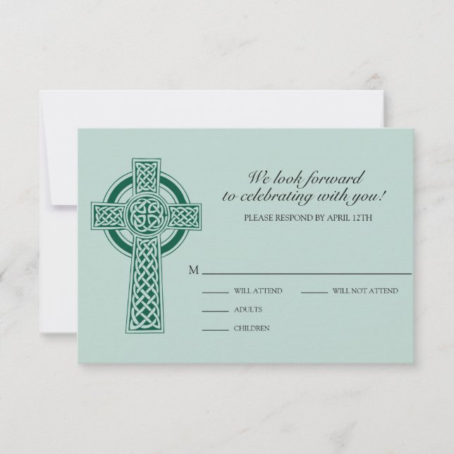 Tarjeta RSVP Cruzada (Anverso)