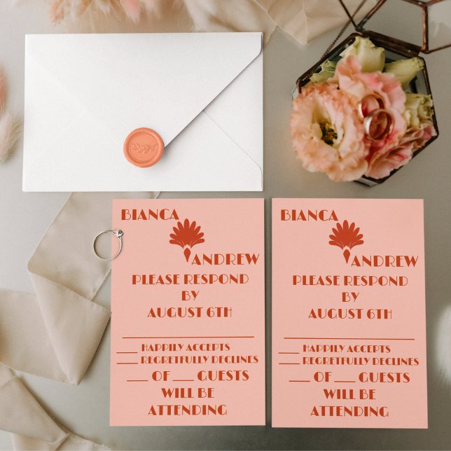 Tarjeta RSVP de 2000 con canas calientes rojas (Subido por el creador)