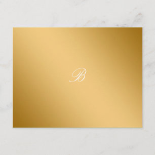 Tarjeta RSVP de 311-Golden diVine White Delight