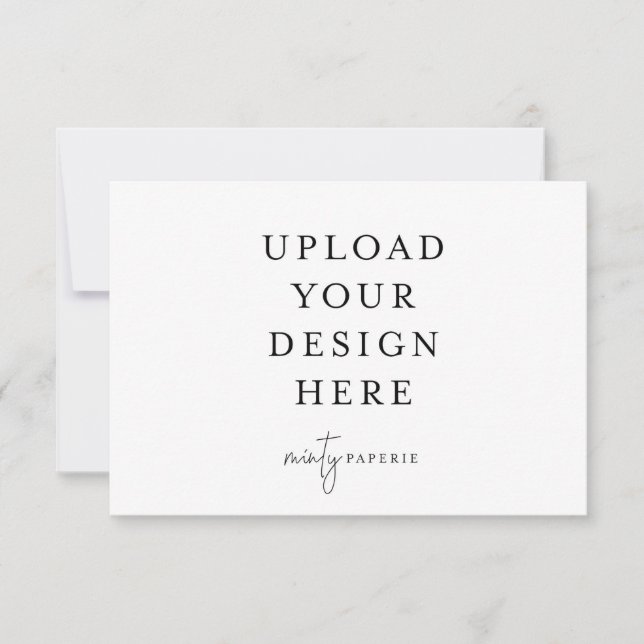 Tarjeta RSVP de 3,5" x 5" - Paisaje (Anverso)