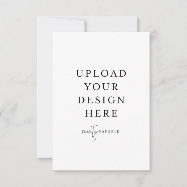 Tarjeta RSVP de 3,5" x 5" - Retrato (Anverso)