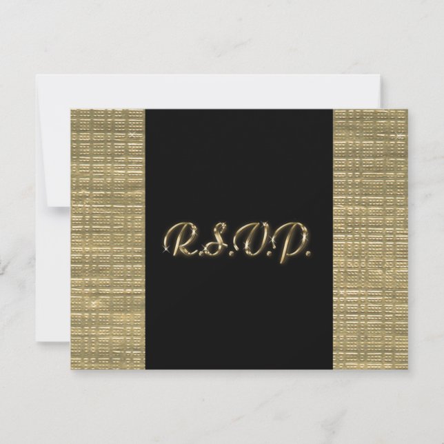 Tarjeta RSVP de 50 años de aniversario (Anverso)