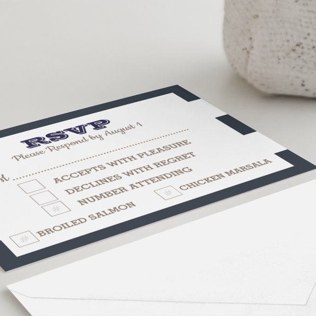 Tarjeta RSVP de banda náutica de la Marina (Subido por el creador)
