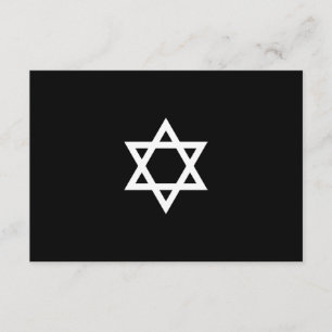 Tarjeta RSVP de Bar/Bat Mitzvah 3.5 x 5
