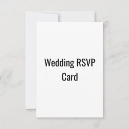 Tarjeta RSVP de boda