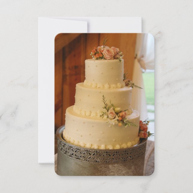 Tarjeta RSVP de boda (Anverso)