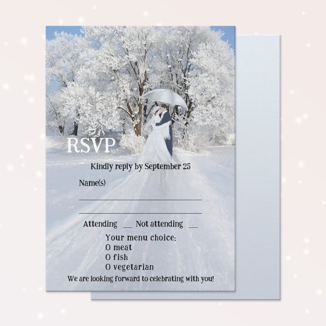 Tarjeta RSVP de Boda de Dream Wedam Wonderland de  (Subido por el creador)