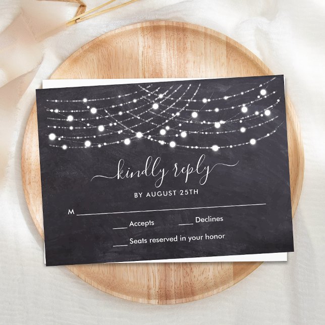 Tarjeta RSVP de Boda de Encendido Presupuestario (Subido por el creador)