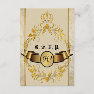 Tarjeta RSVP de Boda de hadas de hadas