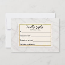 Tarjeta RSVP de boda de malla de susurro