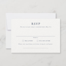 Tarjeta RSVP de boda de paisajes formales Parker
