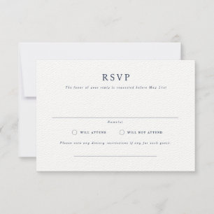 Tarjeta RSVP de boda de paisajes formales Parker