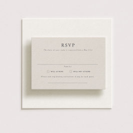 Tarjeta RSVP de boda de paisajes formales Parker