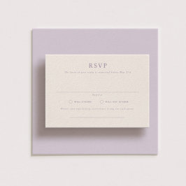 Tarjeta RSVP de boda de paisajes formales Parker