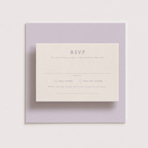 Tarjeta RSVP de boda de paisajes formales Parker