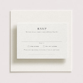 Tarjeta RSVP de boda de paisajes formales Parker