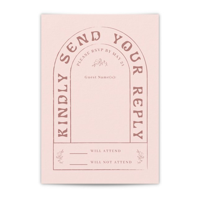 Tarjeta RSVP de boda de San Miguel con código QR (Subido por el creador)