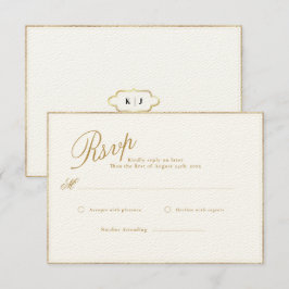 TARJETA RSVP DE BODA MODERNA Y ROMÁNTICA